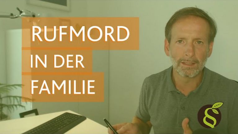 YouTube Video: Rufmord in der Familie - was kann man machen?